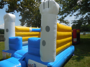 12Funny Bunny bounce house side