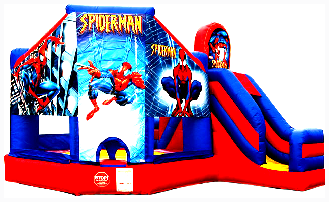 5Superhero Bounce House combo