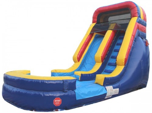 17Deep Blue Wet Dry Slide Front