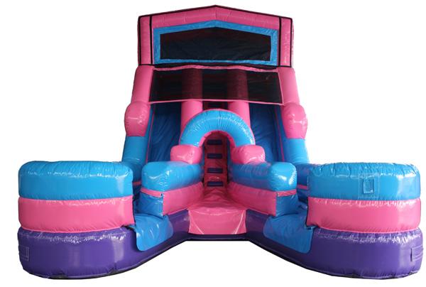 205Party Girl Power Twin Tower Wet Dry Slide