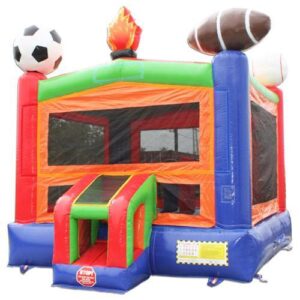 Lets Play Ball Bounce House Side front