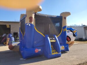 Police Dog Bounce House entrance