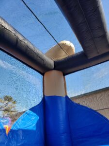 Police Dog Bounce House top