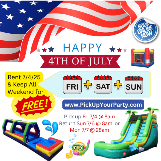 Bounce House rental 4th of July special 2025