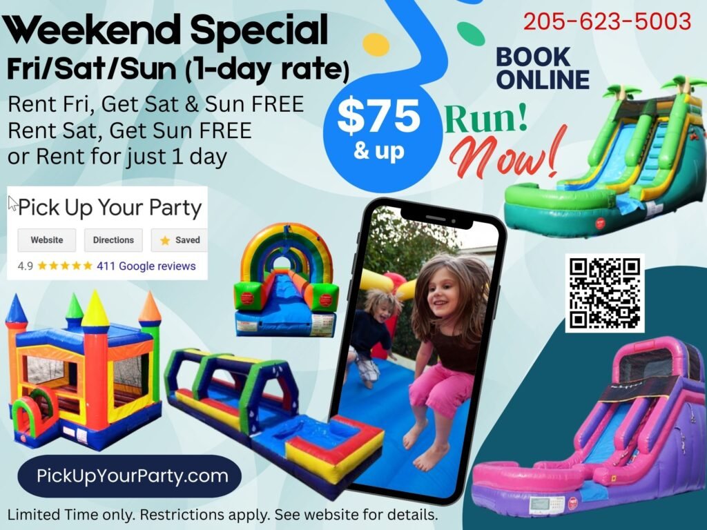 2026 Bounce House Weekend Special Pick Up Your Party