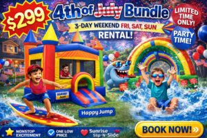 Rainbow Surfing Party Rental Bundle