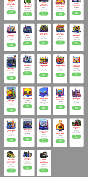 Pick Up Your Party Rental List